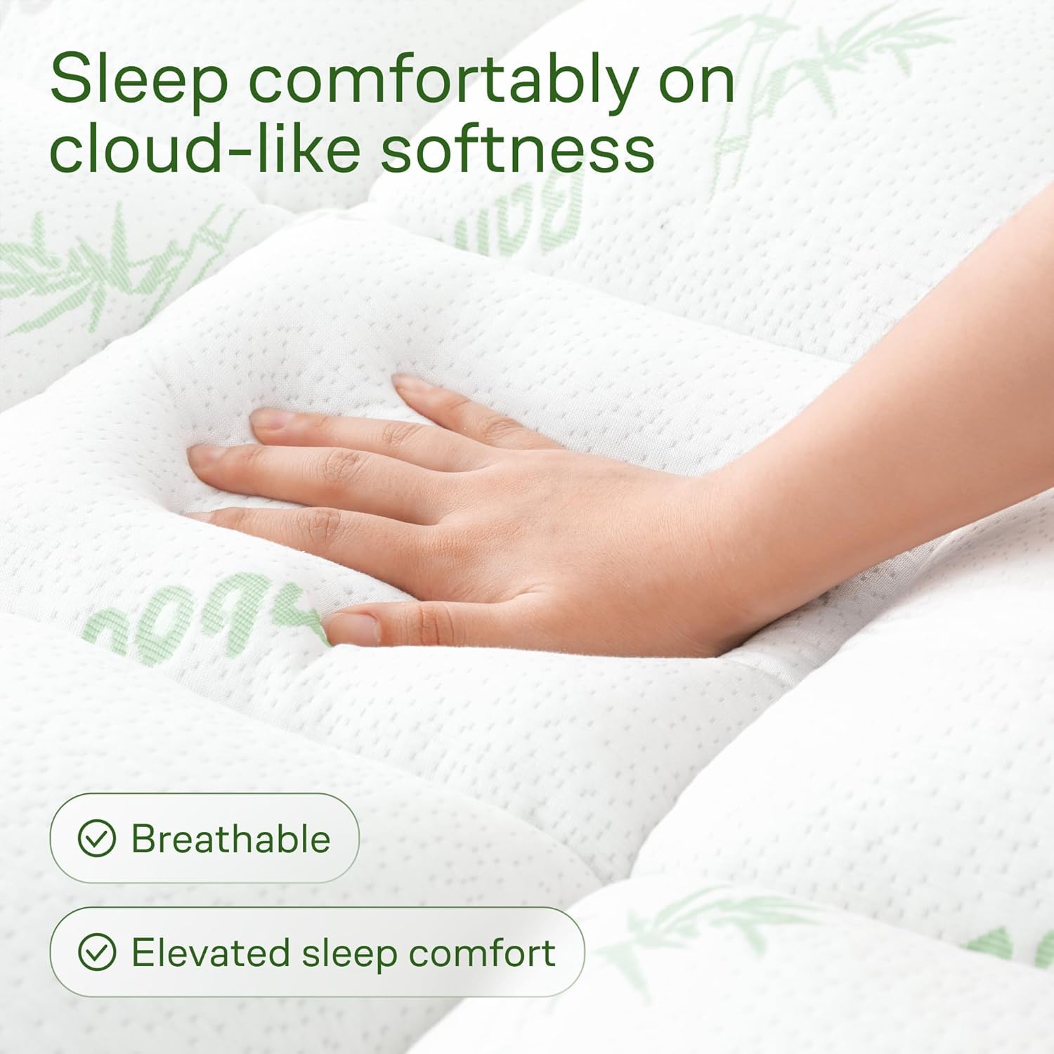Nivraus Bamboo Mattress Topper