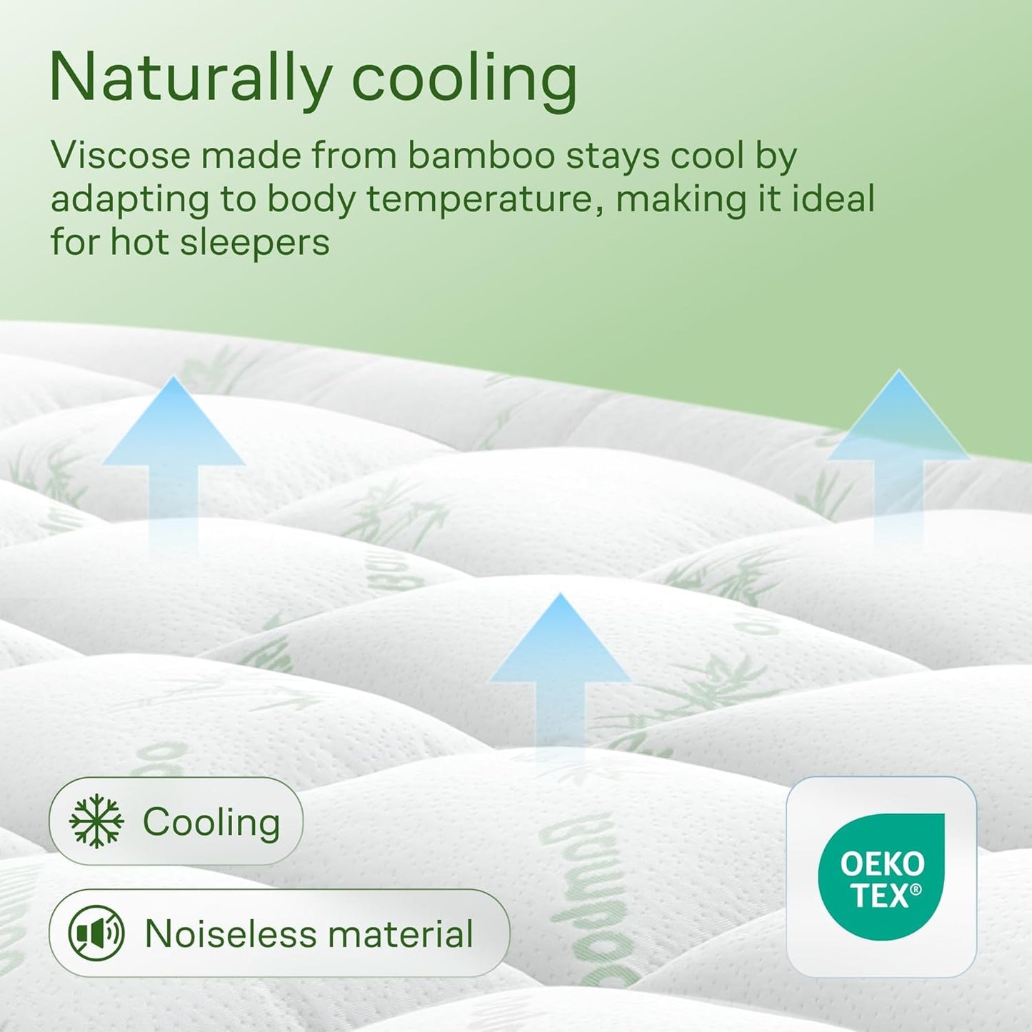 Nivraus Bamboo Mattress Topper