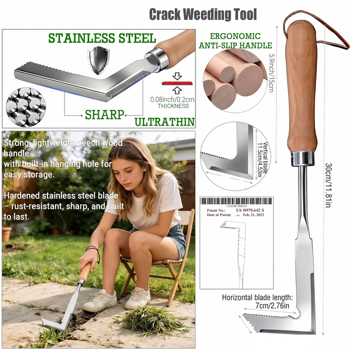 Crack Weeder Crevice Weeding Tool